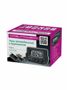 Часы автомобильные электронные с будильником Орбита OT-CLC05